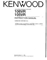 Kenwood 105-VR-Owners-Manual 
